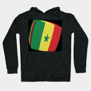 Senegal Flag cubed. Hoodie